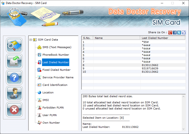 Recover PhoneBook Number