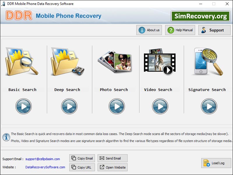 Mobile Phone Recovery Program software